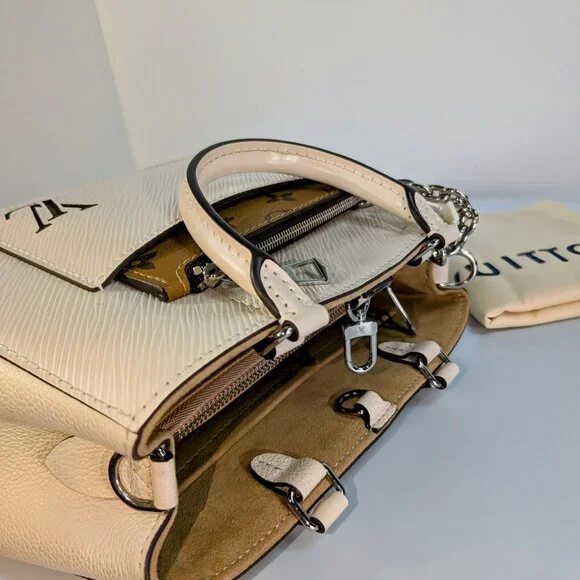 Louis Vuitton Quartz/Cream Marelle BB Tophandle Bag - Picture 13 of 16